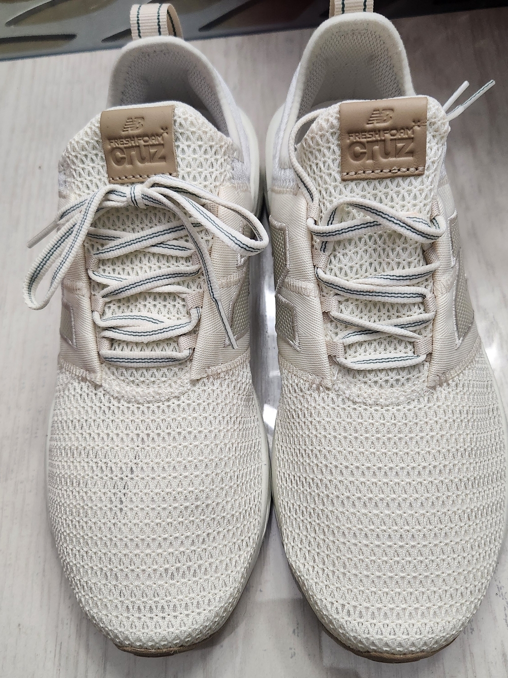 Women's New Balance Fresh Foam Cruz Sneakers in Off-White -11